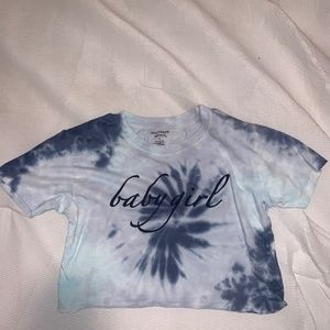 Cropped babygirl shirt